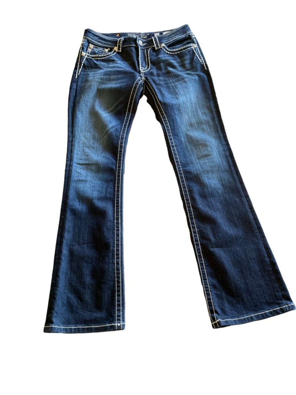Miss Me Women Boot Cut Jeans Dark Wash Size 30 preowned
